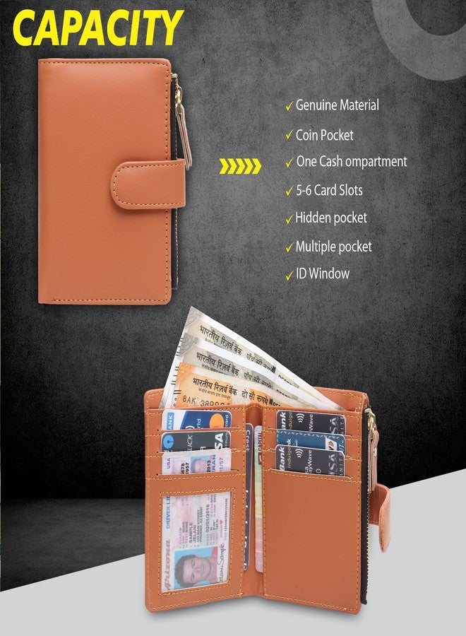 TnW Womens Girls PU Leather Multipurpose Zip Wallet Card Holder Purse Clutch - Image 4